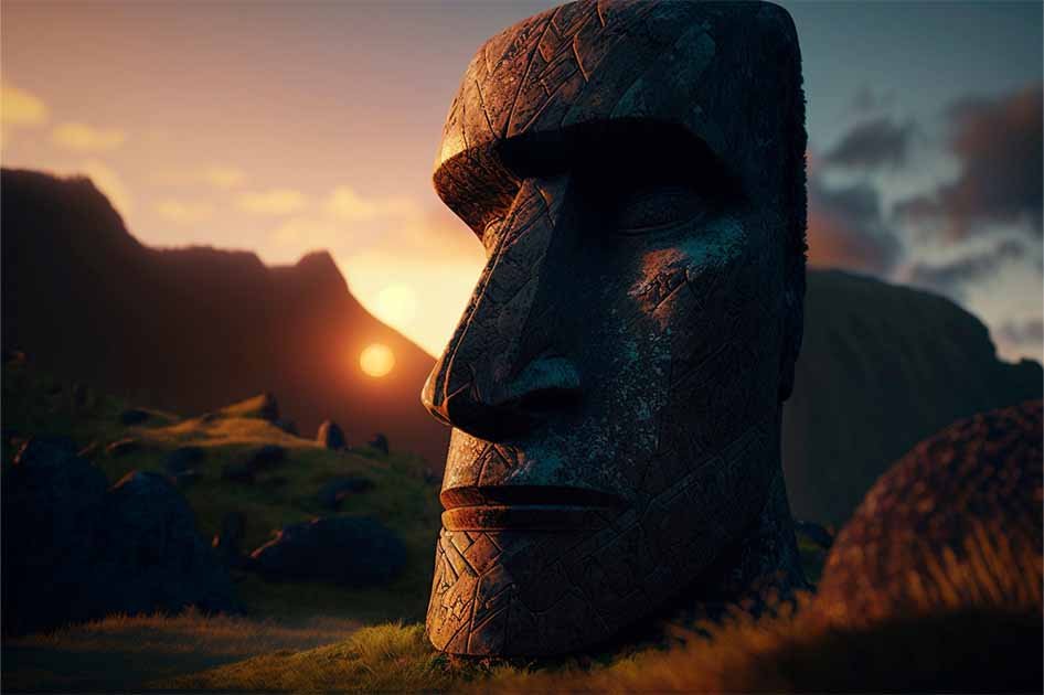 Descoberta Na Ilha de Páscoa: Estátua Moai É Encontrada Em Cratera De Vulcão