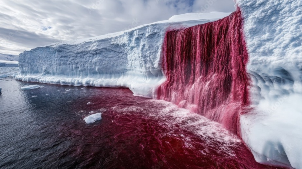 O ENIGMA DA CASCATA DE SANGUE DA ANTÁRTIDA